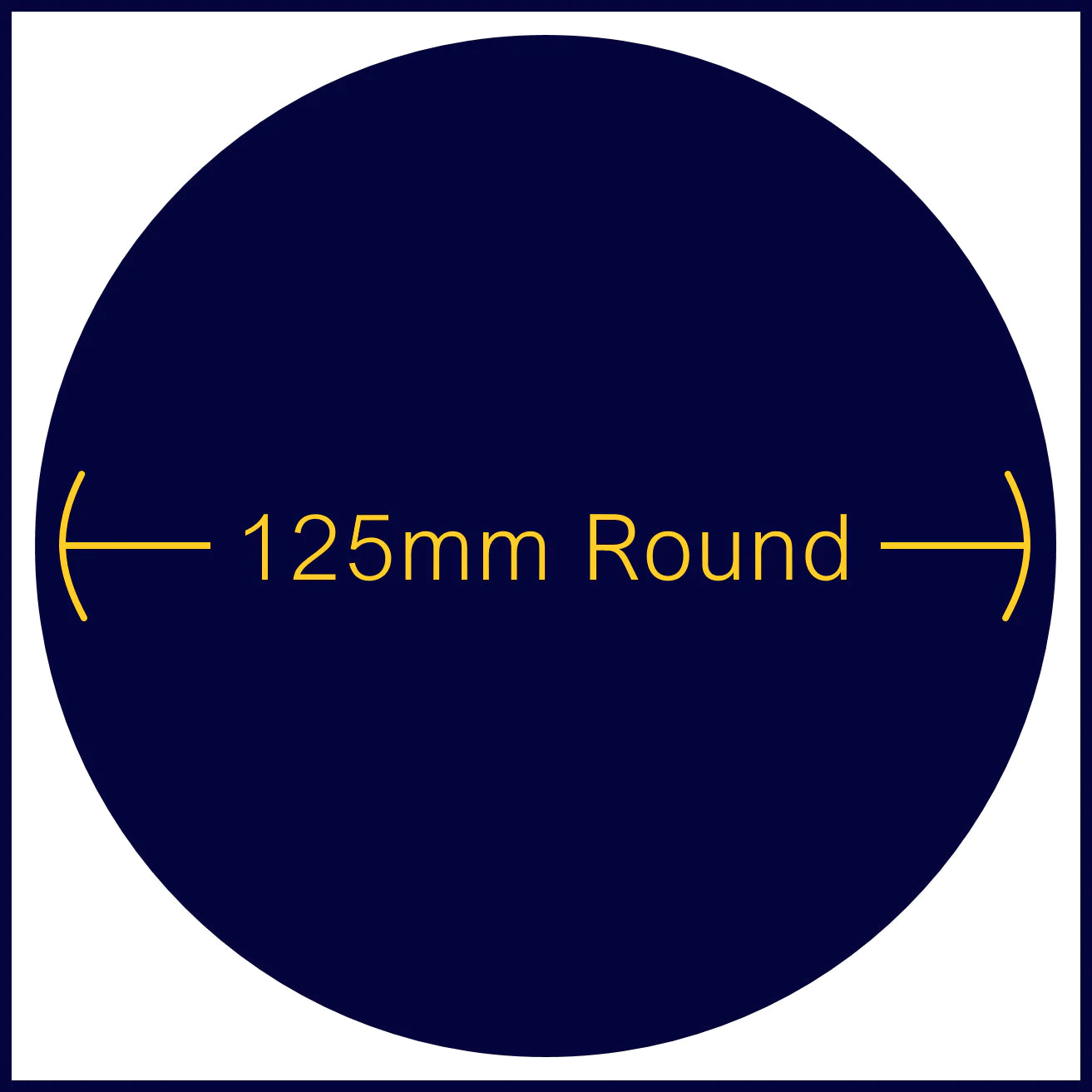 125mm Round Shape
